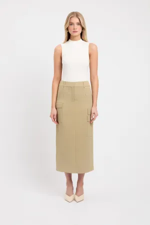 Ariel Cargo Midi Skirt