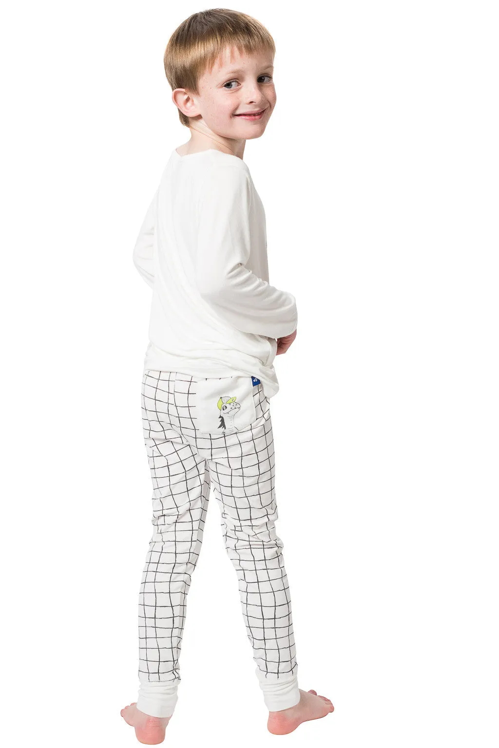 Bamboo long John Pyjamas - Lounge lizard