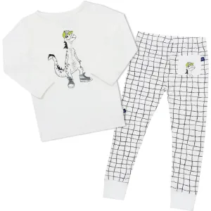 Bamboo long John Pyjamas - Lounge lizard