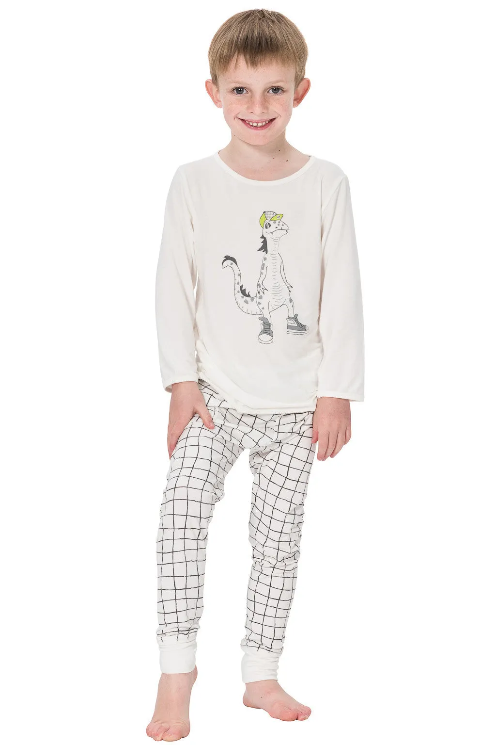 Bamboo long John Pyjamas - Lounge lizard