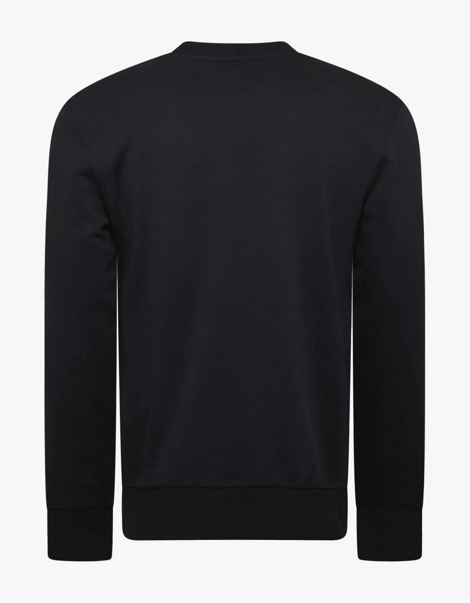 Black Strikethrough Logo Print Sweatshirt