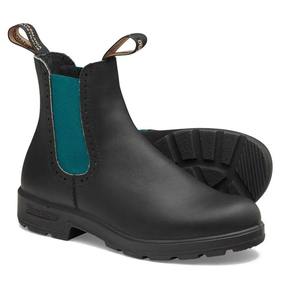 Blundstone 2320 Black Teal High Top Chelsea Boots