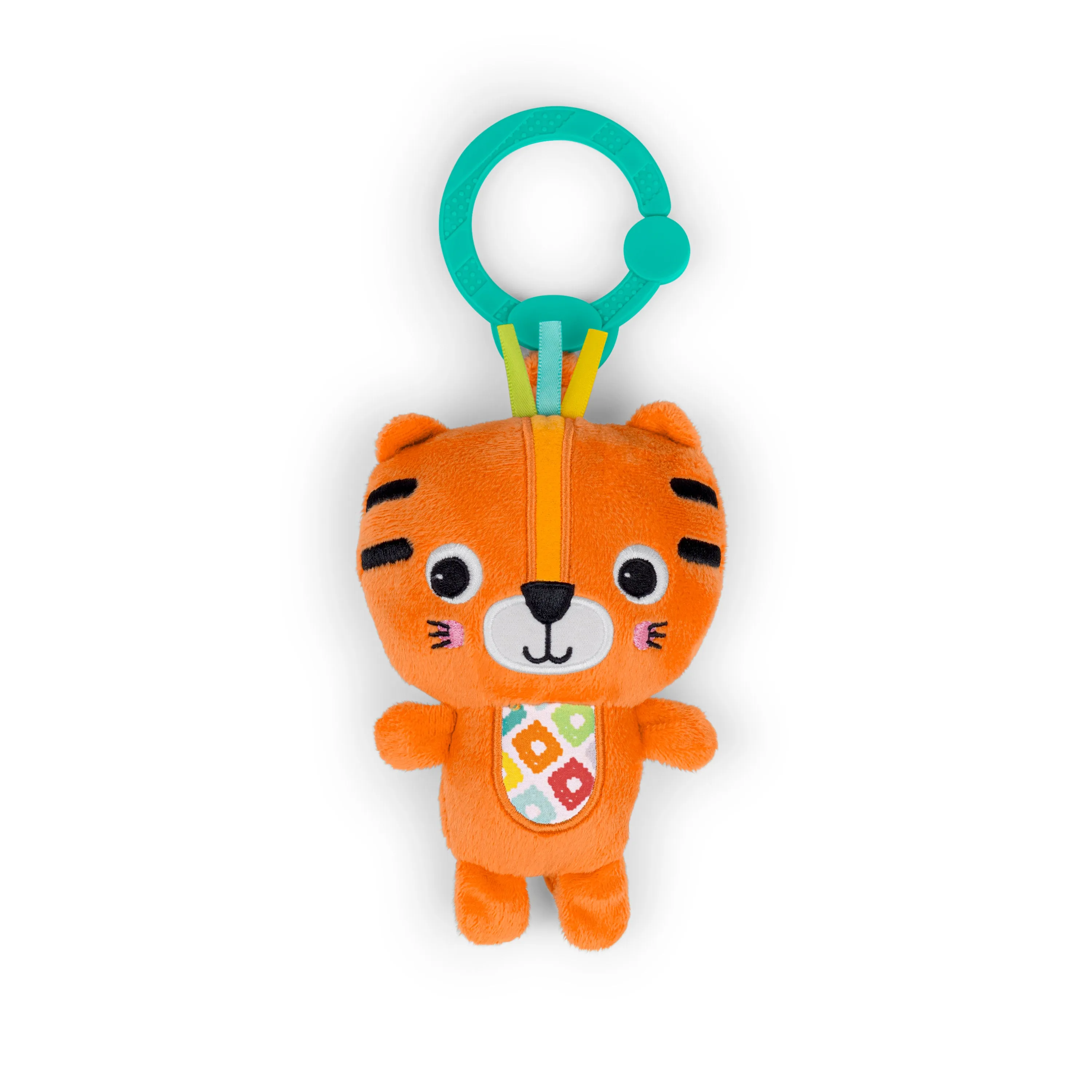 Bright Starts Jingle Joy Reach & Rattle Toy - Tiger - Unisex, Newborn  