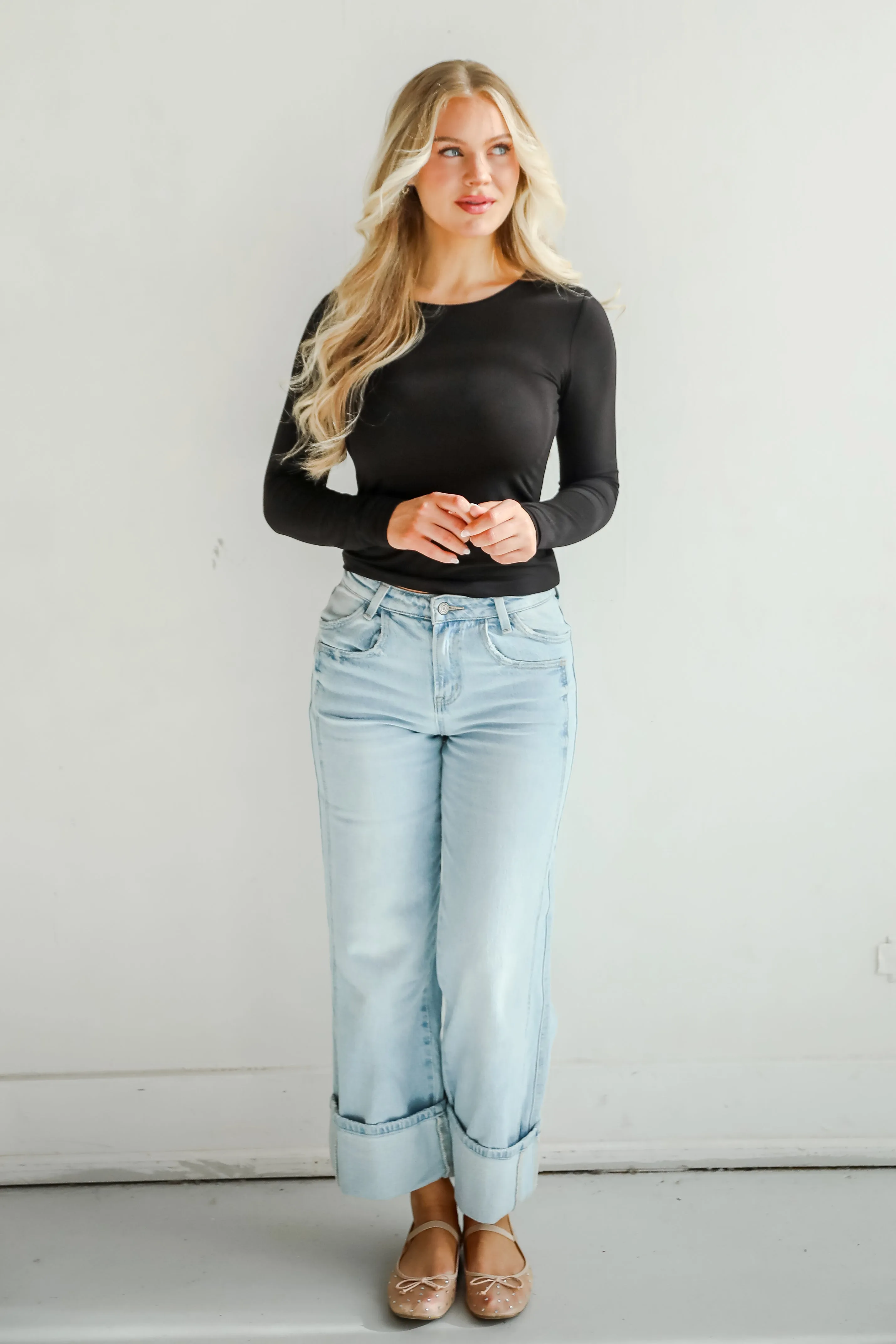 Camille Everyday Long Sleeve Top - DOORBUSTER