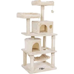 Cat Tree 150CM with Scratching Posts Hammock