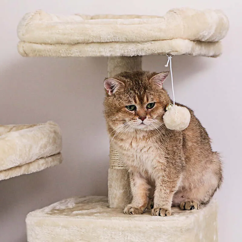 Cat Tree 150CM with Scratching Posts Hammock