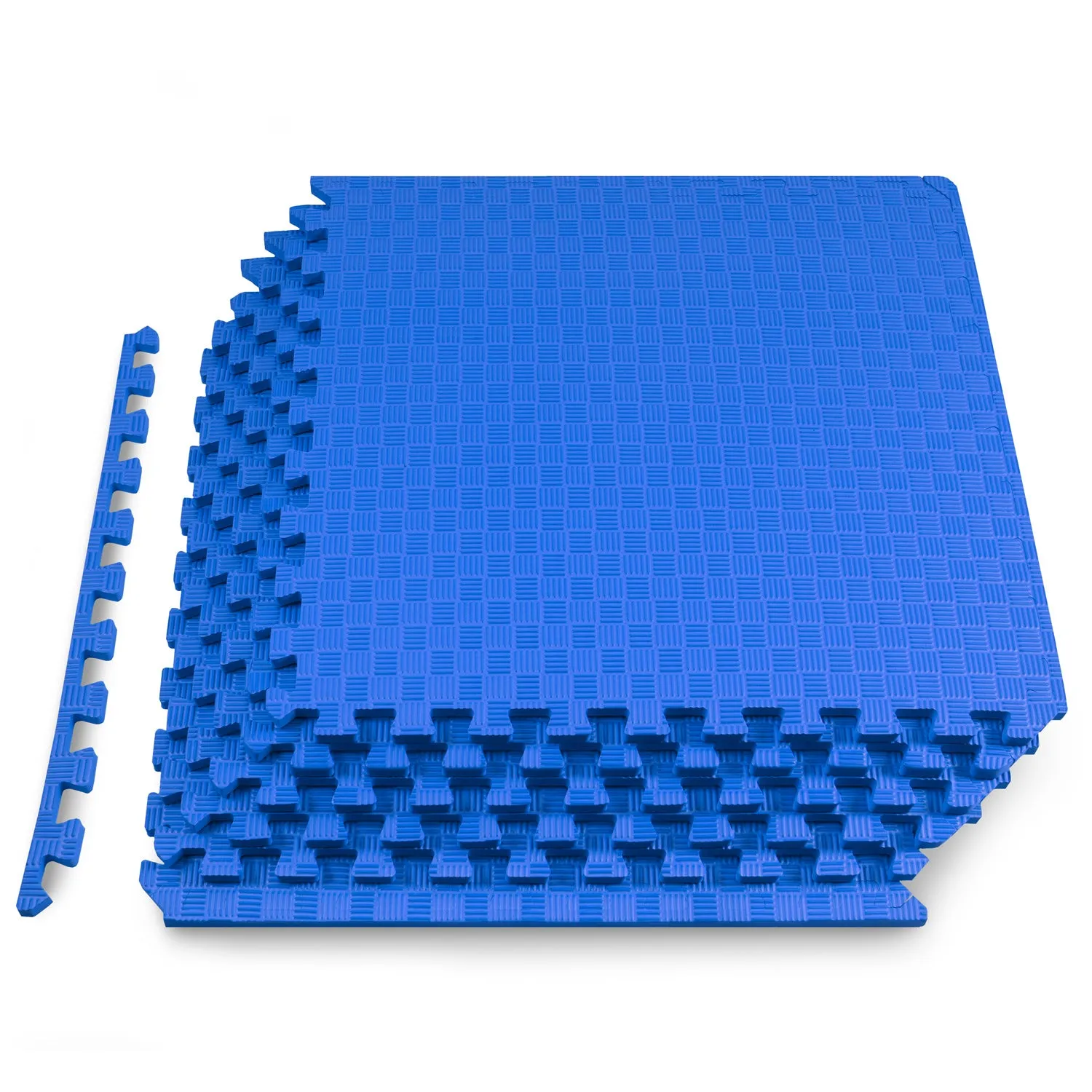 Checkered Exercise Puzzle Mat 1/2-in, 24 Sq Ft