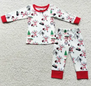 Christmas Tree Boutique Boys Pajamas Set Long Sleeve Baby Boys Pajamas Sleepwear 6 C11-16