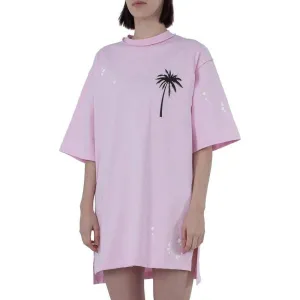 Comme Des Fuckdown Pink Cotton Women Dress