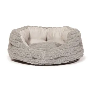 Danish Design Deluxe Slumber Bed Bobble Soft Pewter 5 Sizes