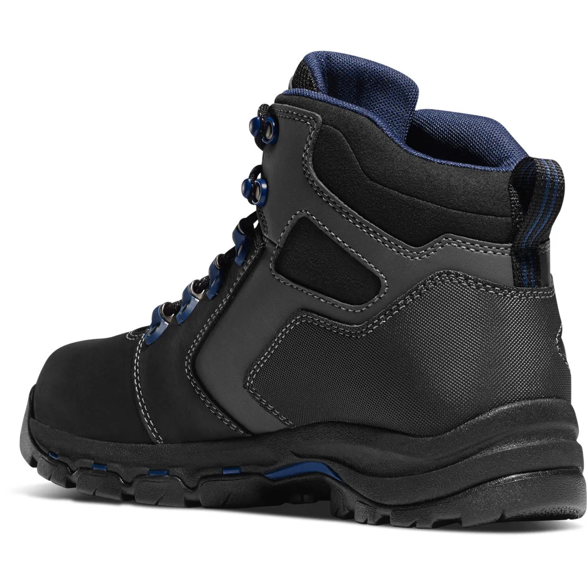 Danner Men`s Boots #13862 |  Vicious 4.5" Black/Blue Vibram Sole Oil & Slip Resistant | Waterproof Gore-TEX | Electrical Hazard Boot Leather