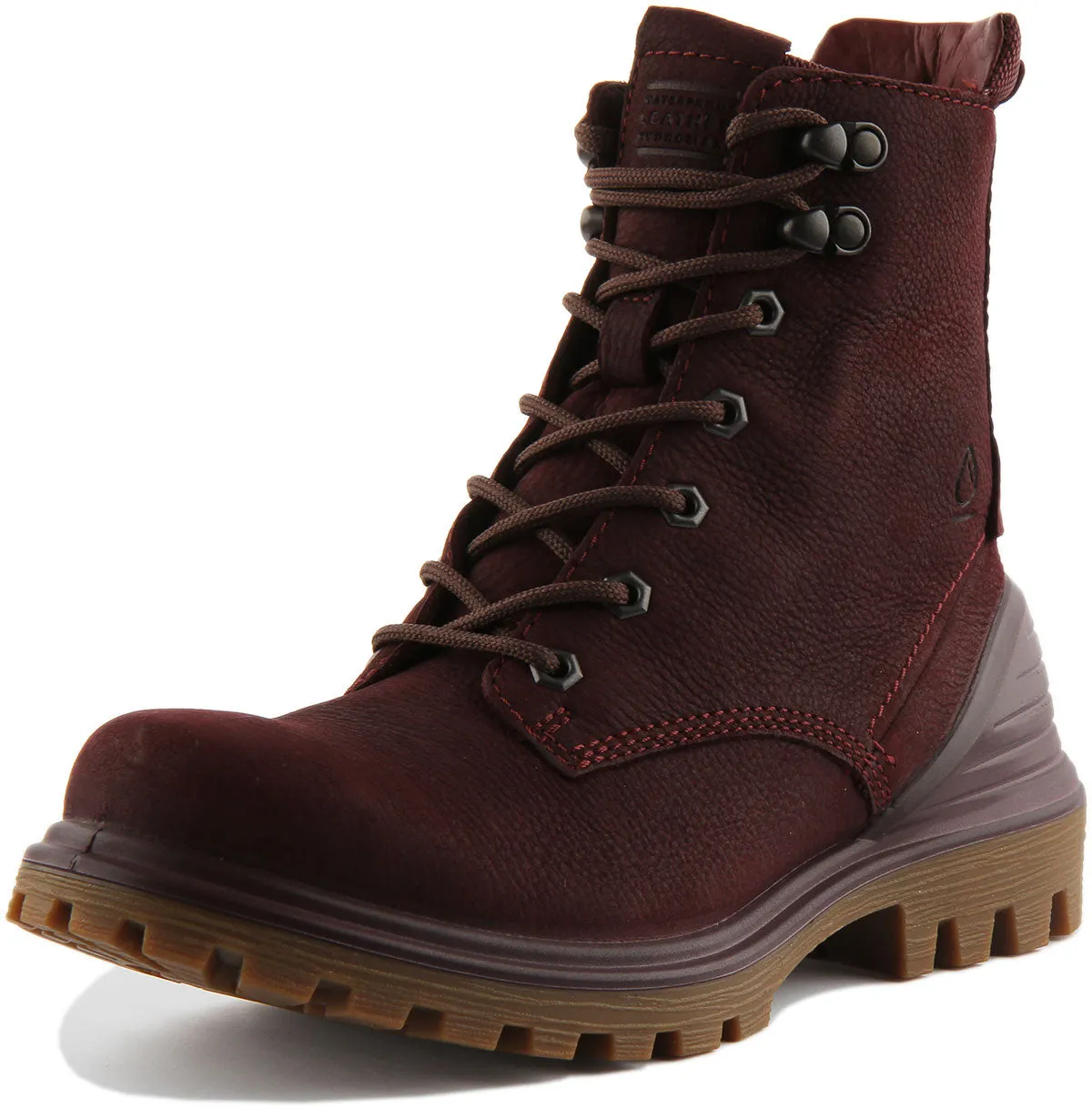 Ecco Tredtray In Burgundy For Women