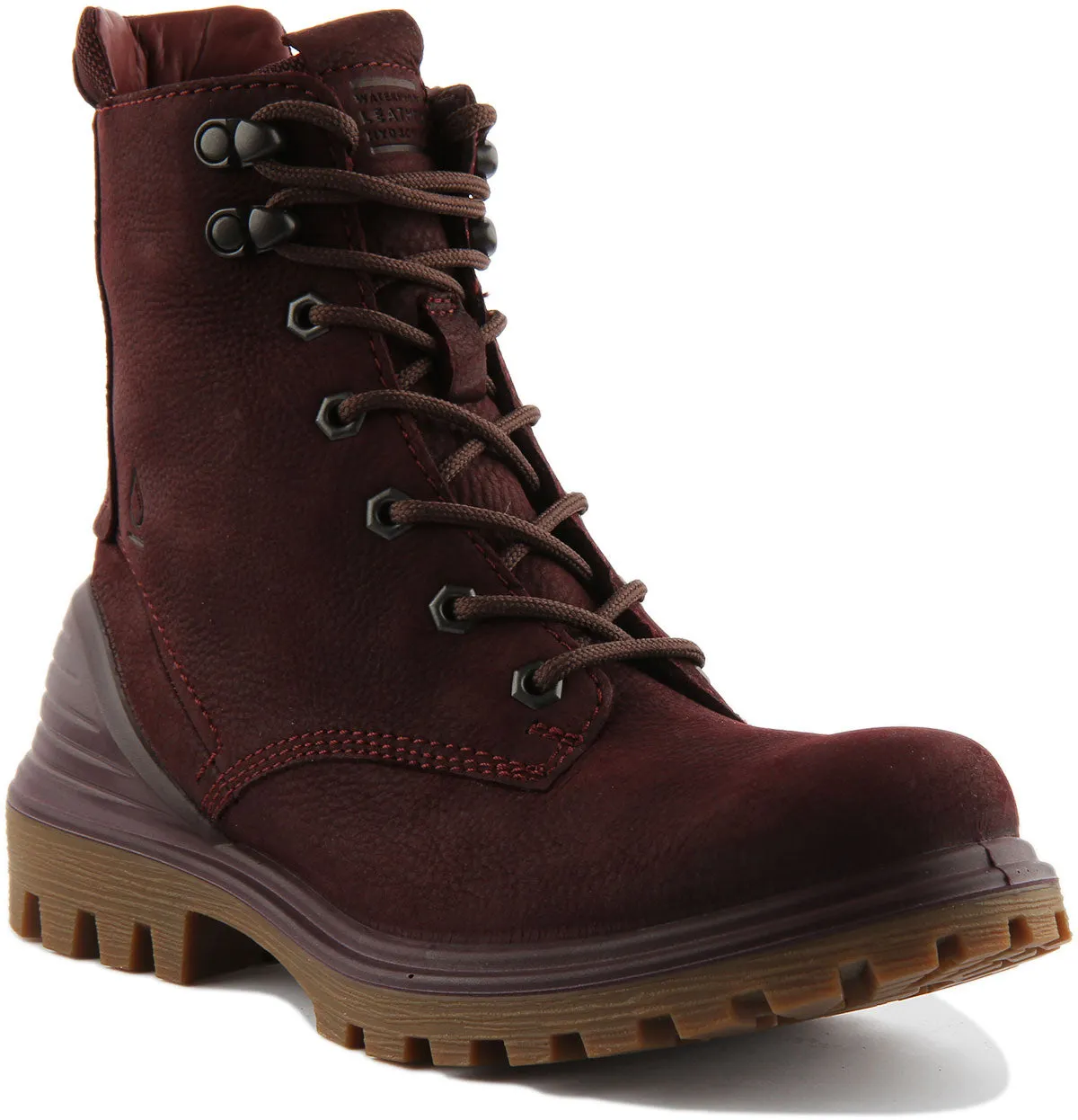 Ecco Tredtray In Burgundy For Women