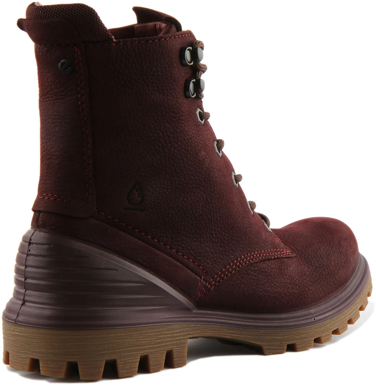 Ecco Tredtray In Burgundy For Women