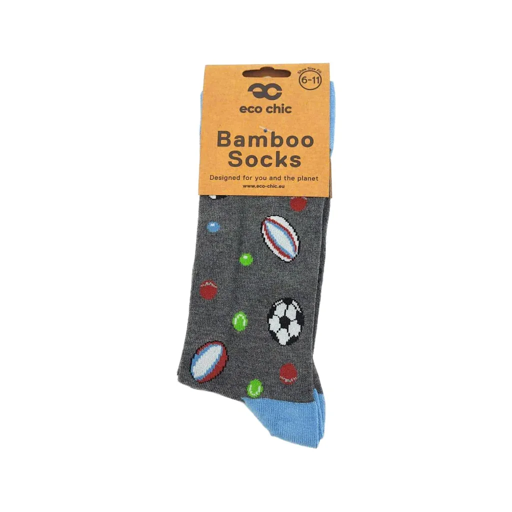 Eco Chic Eco-Friendly Sports Balls Bamboo Socks