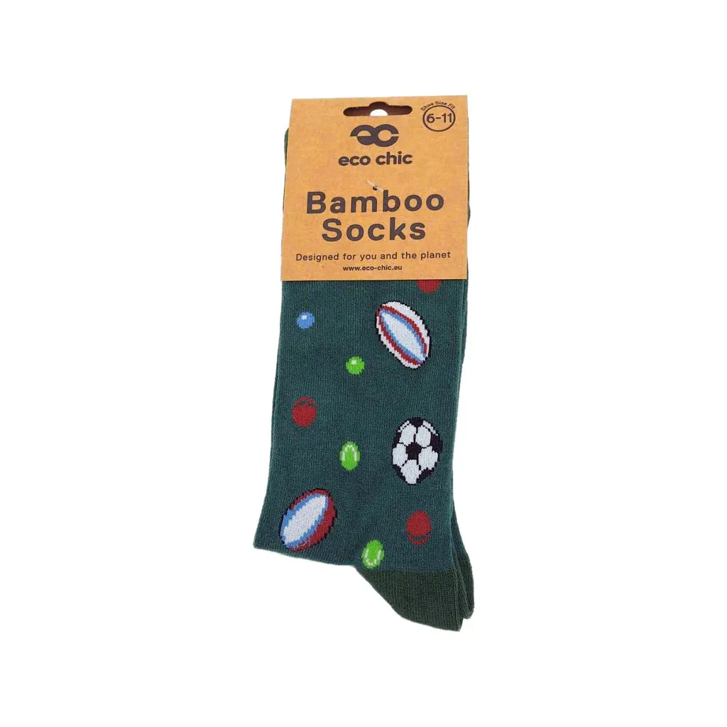 Eco Chic Eco-Friendly Sports Balls Bamboo Socks