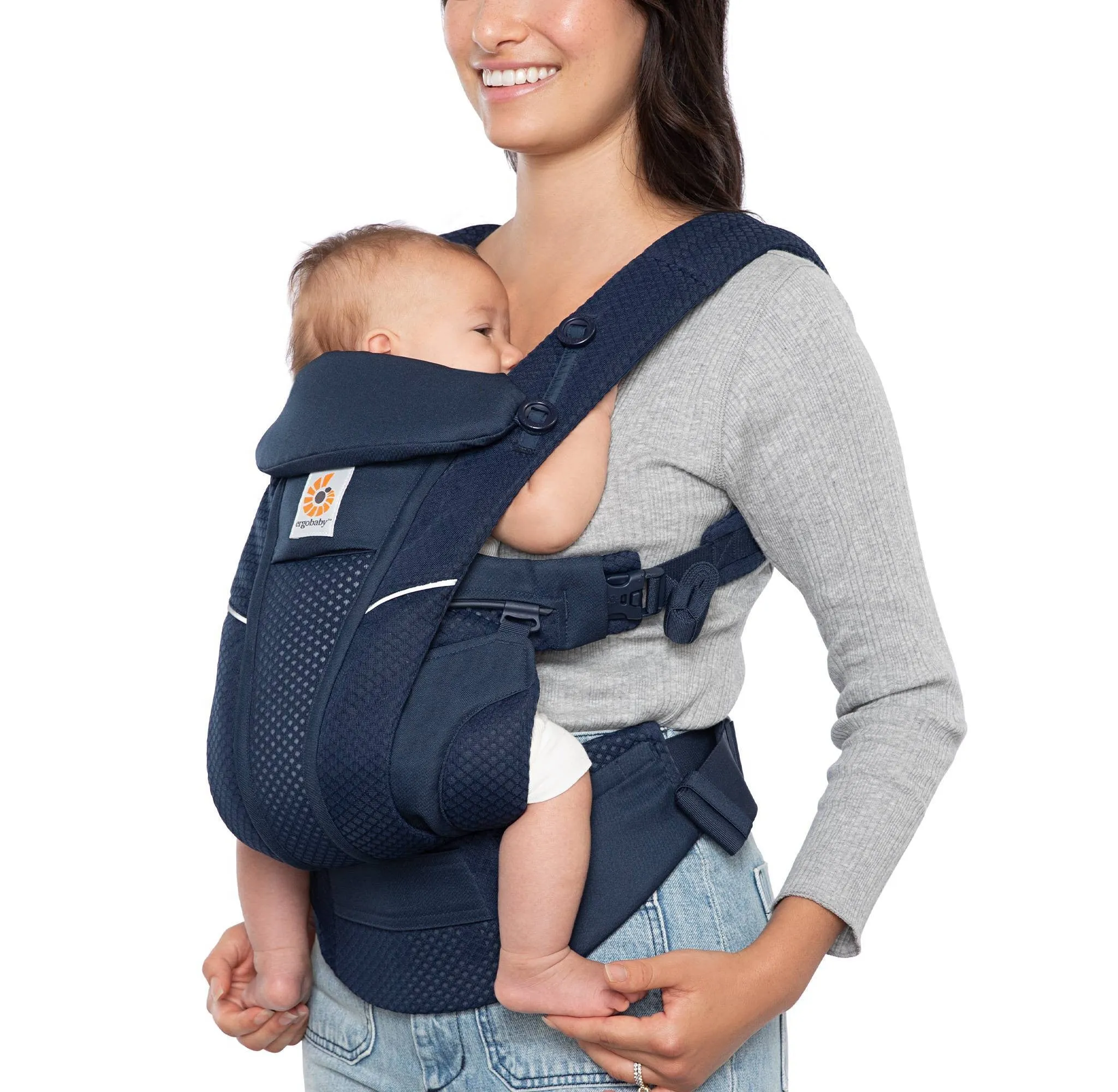 Ergobaby Omni Breeze All-Position Mesh Baby Carrier - Midnight Navy