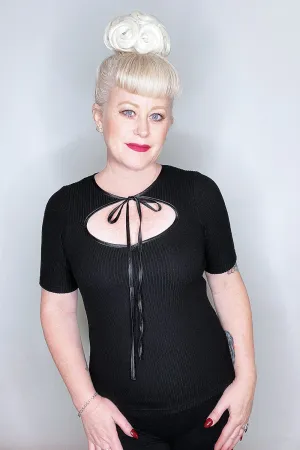 Evelyn Top Black - FINAL SALE