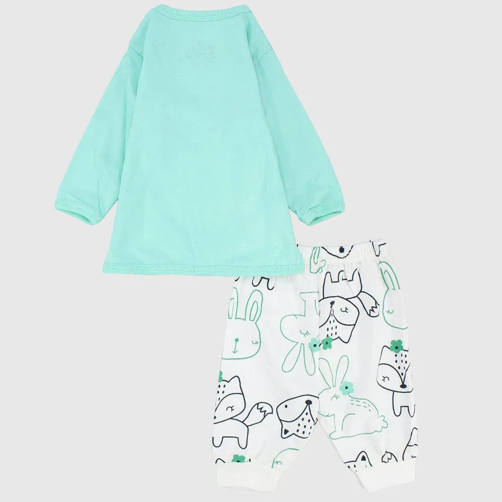 Fox & Bunny Long-Sleeved Pajama