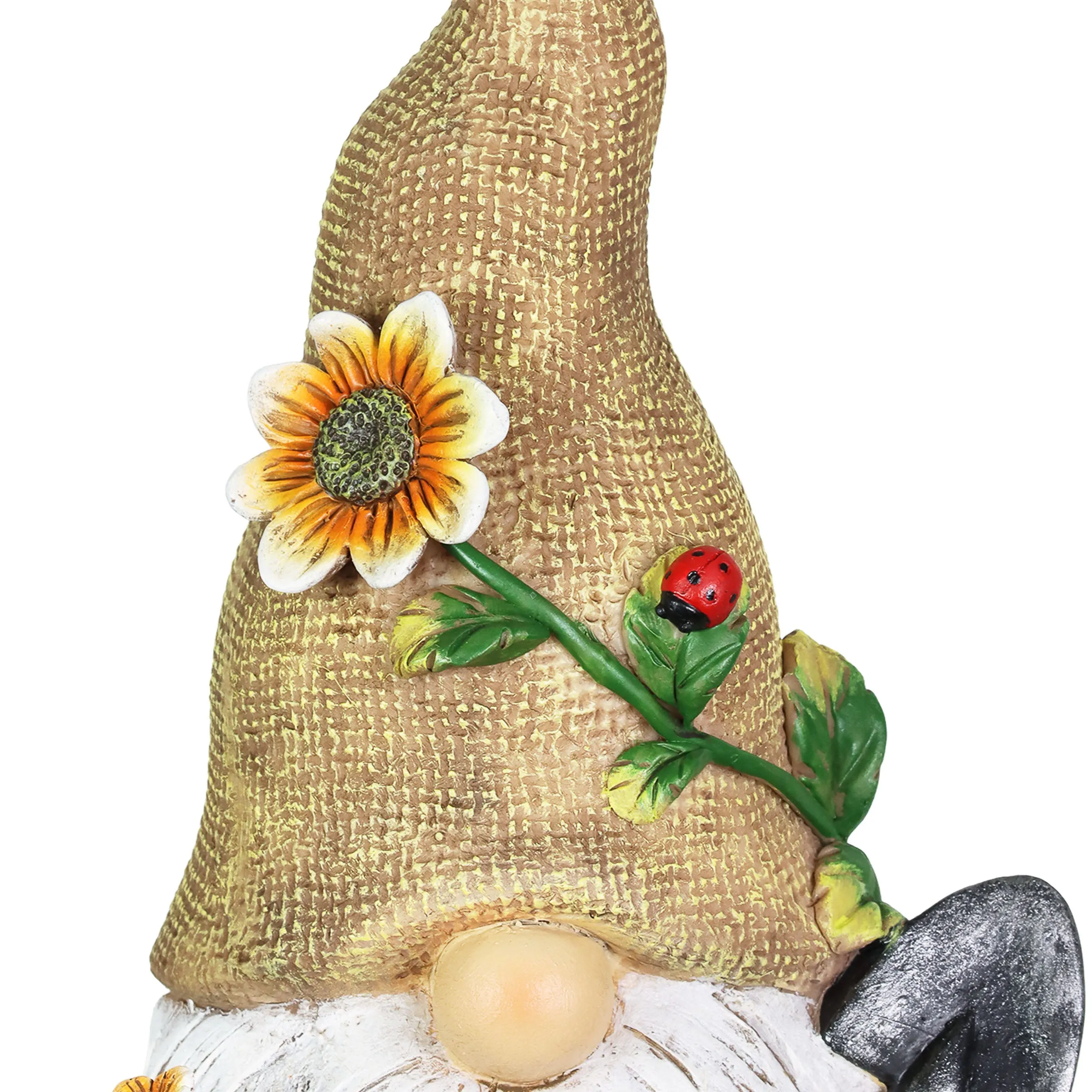 Gardening Gnome Hanging Bird House, 10.5 Inches