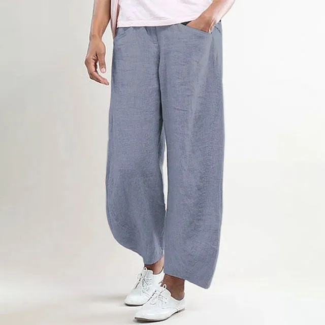 Ivyshape | Casual One-Tone Pants