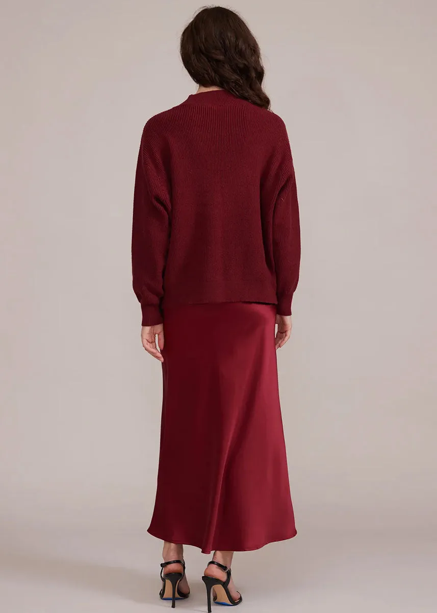 Katianna Maxi Skirt - Maroon