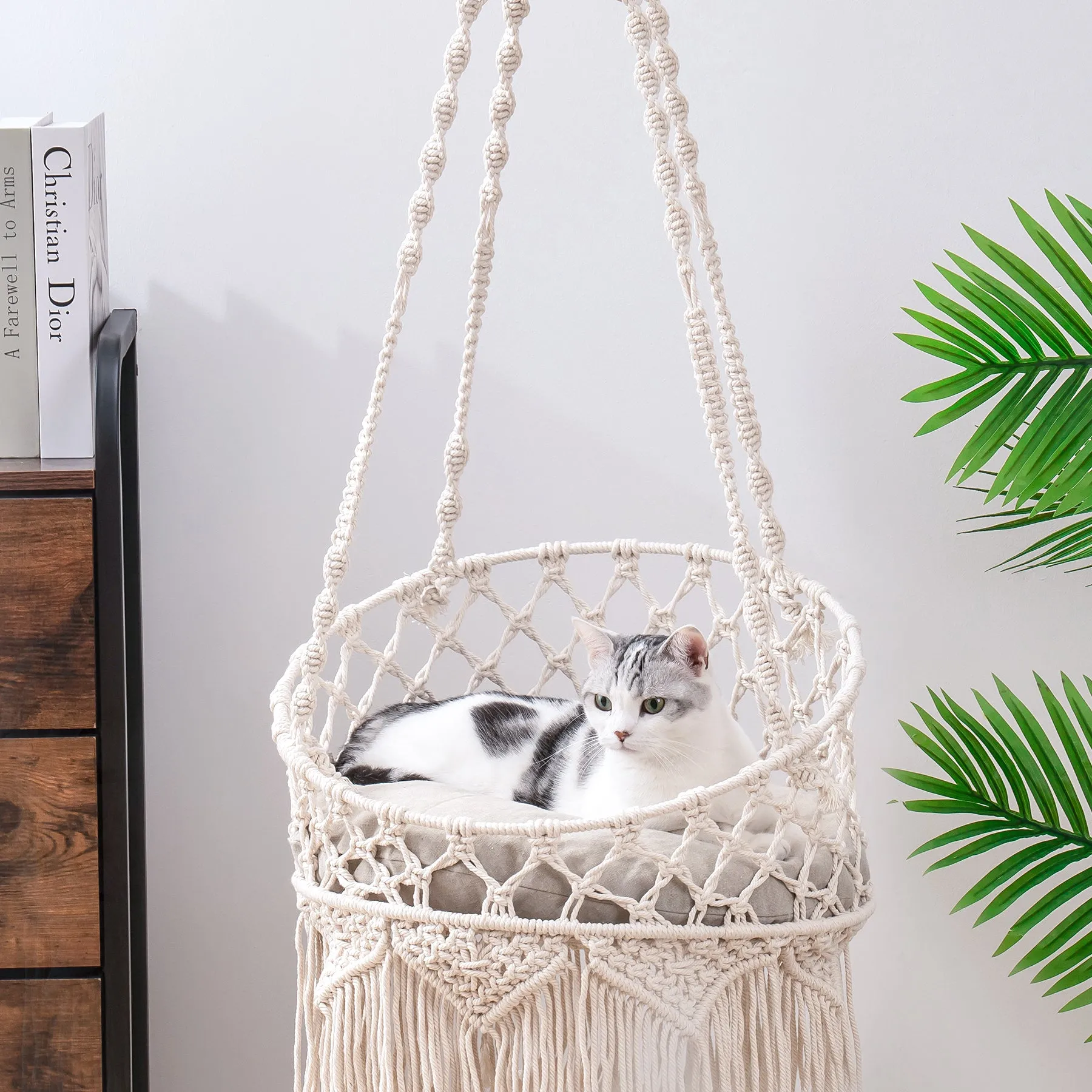 Macrame Cat Hammock