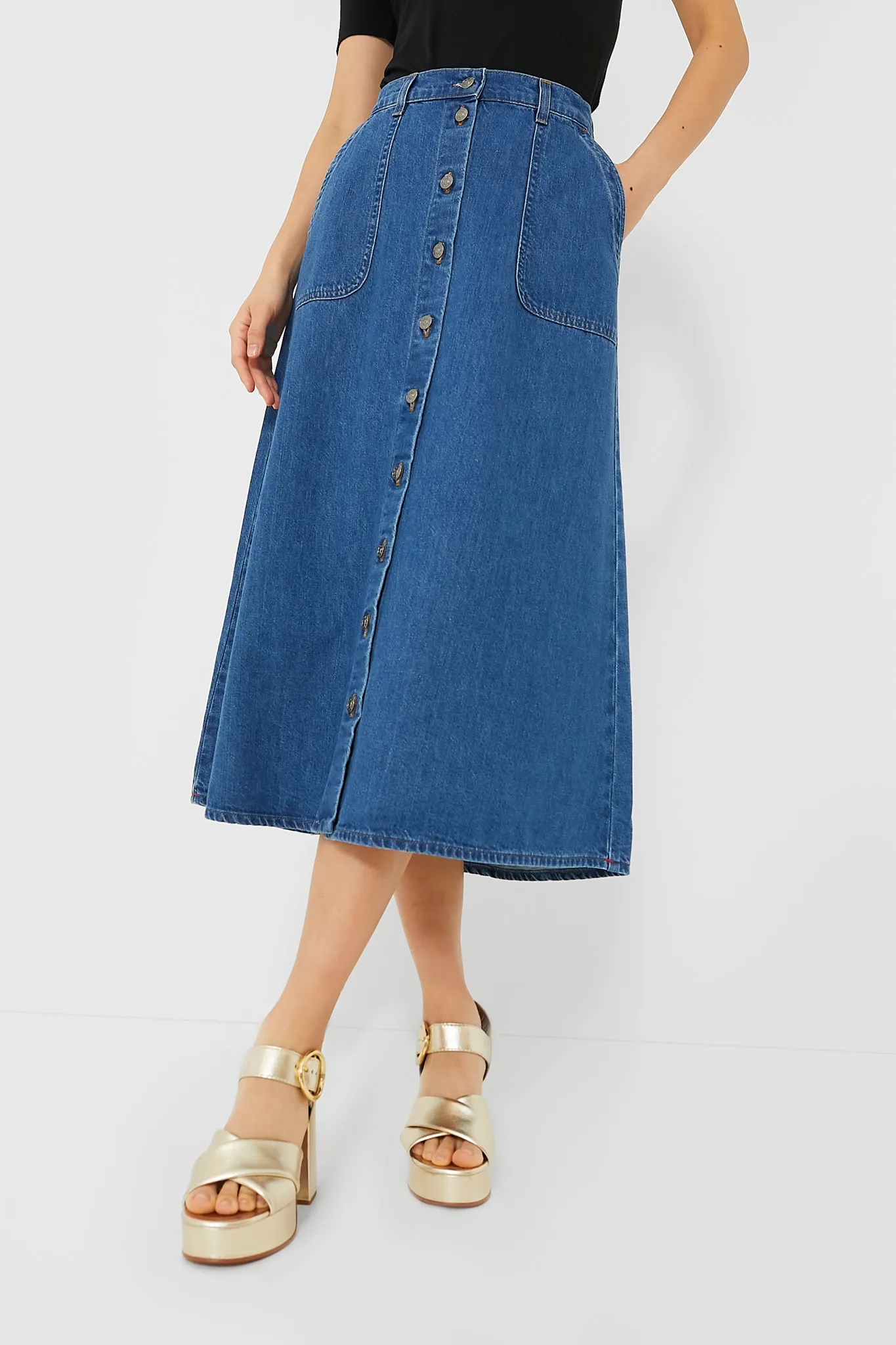 Maritime Gerri Denim Skirt