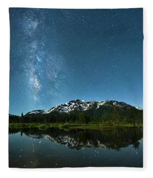 Milkyway Over Tallac By Brad Scott - Blanket