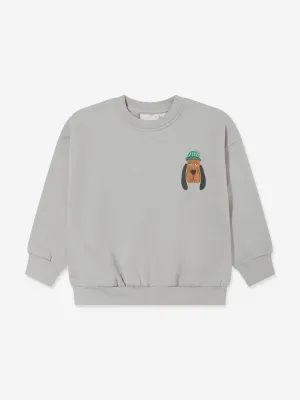 Mini Rodini Kids Bloodhound Sweatshirt in Grey