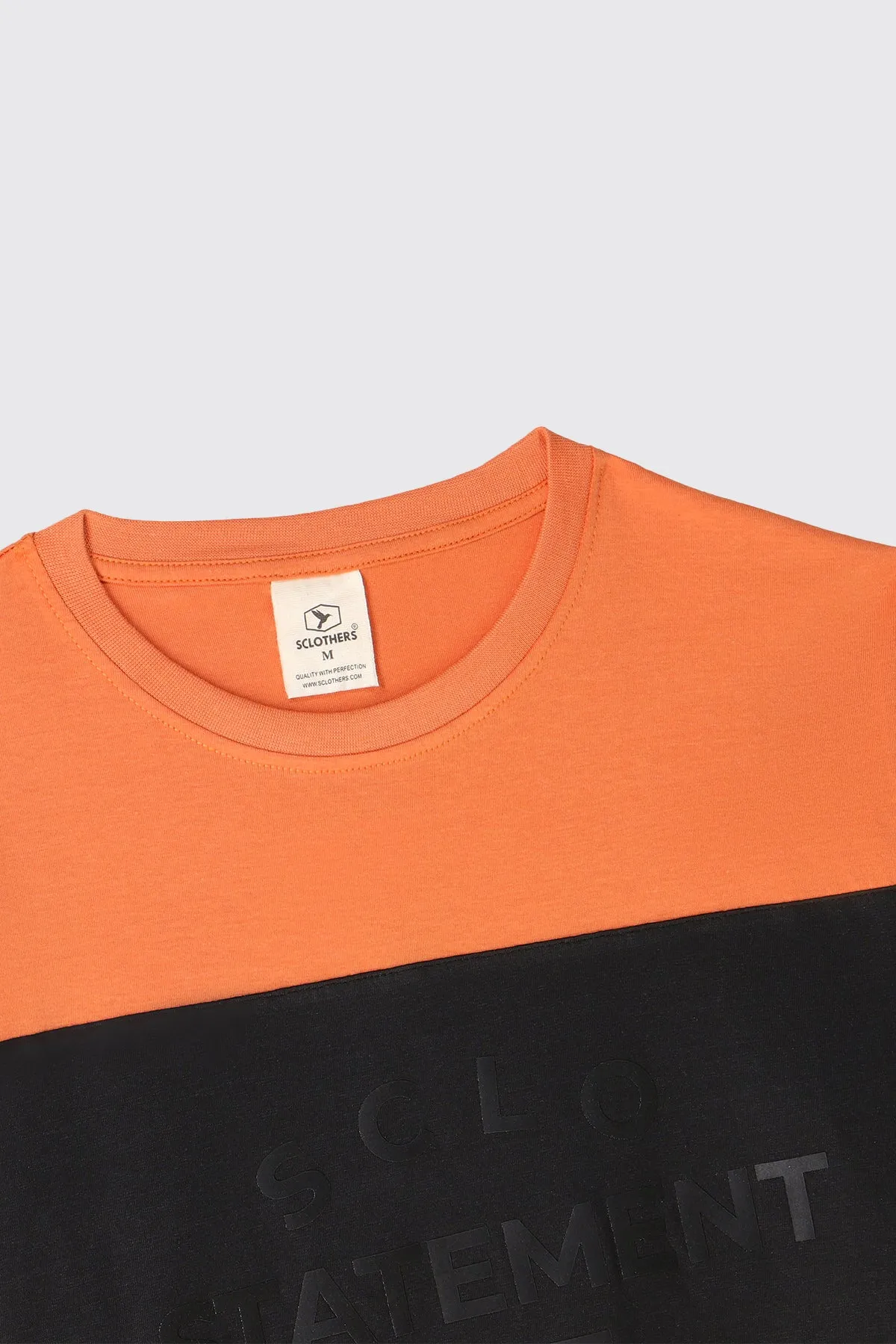 Orange SCLO Statement T-Shirt - S23 - MT0301R