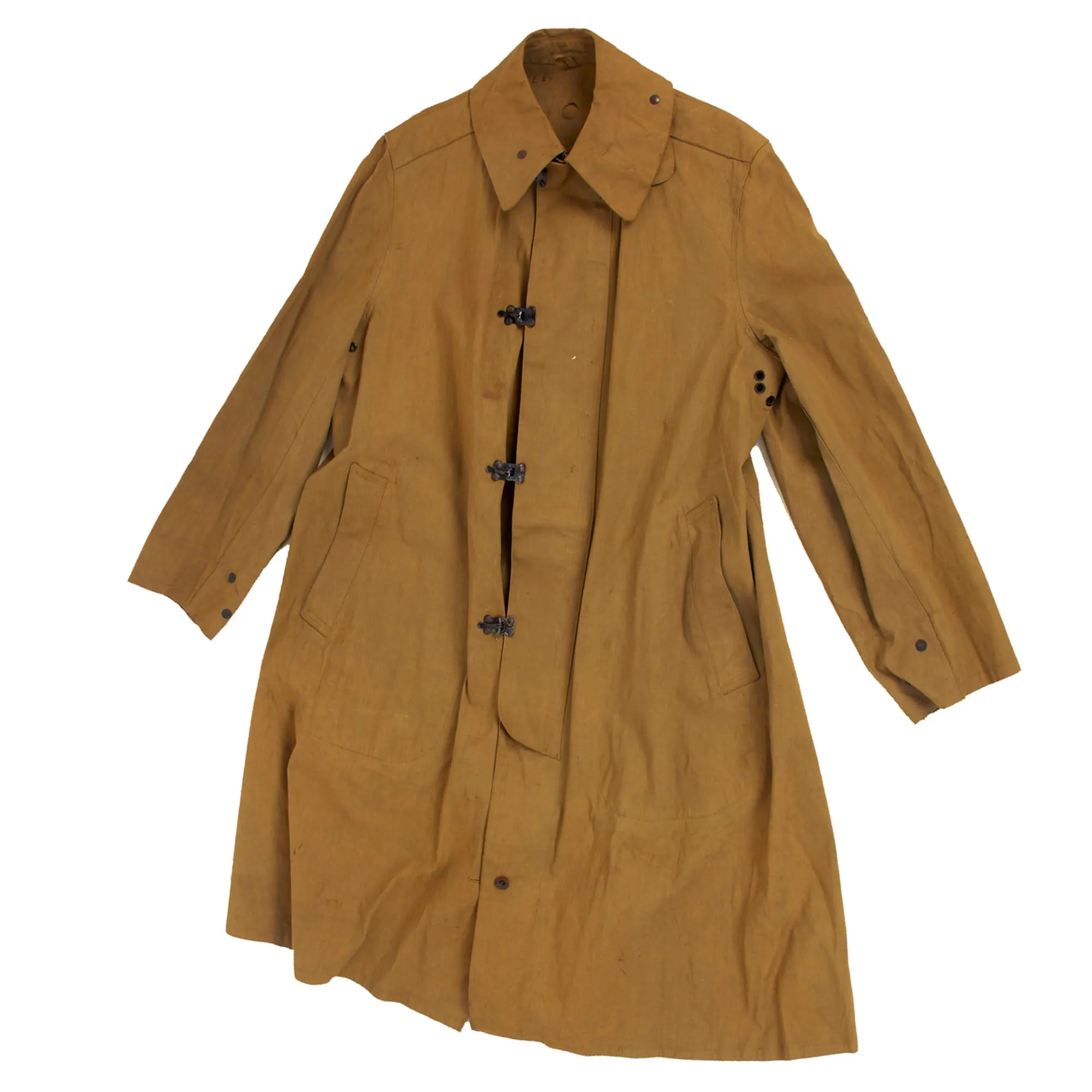 Original U.S. WWI Rare M1917 Dismounted Raincoat by the New York Depot (Benjamin Needle)