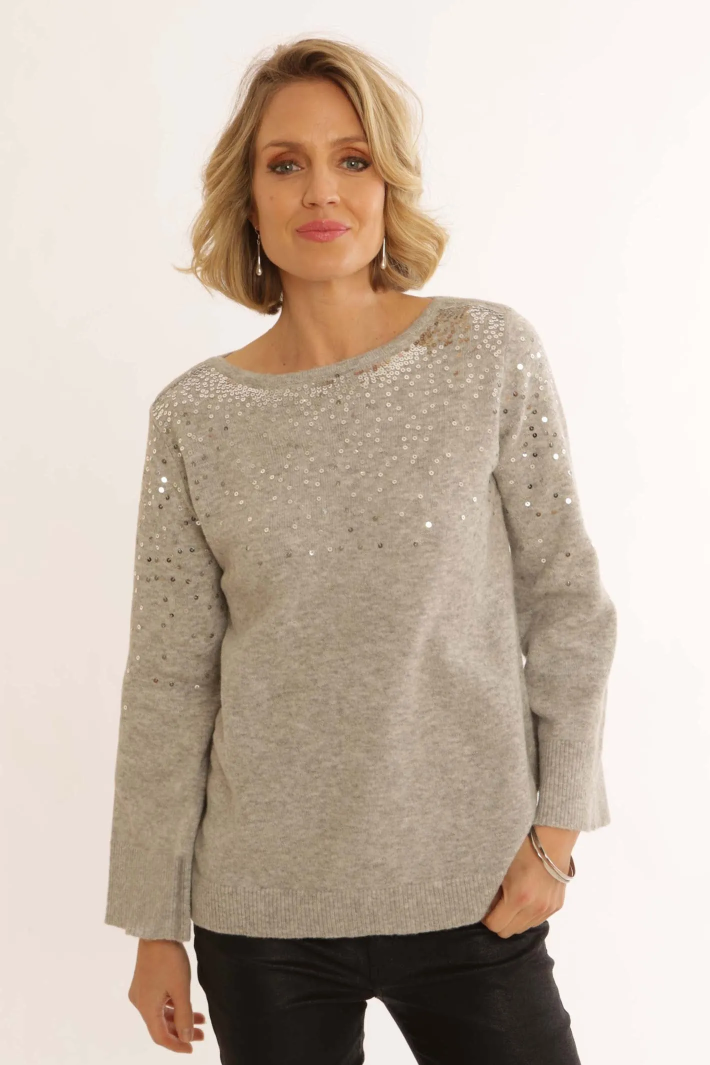 Pomodoro Clothing Sequin Jumper 42457