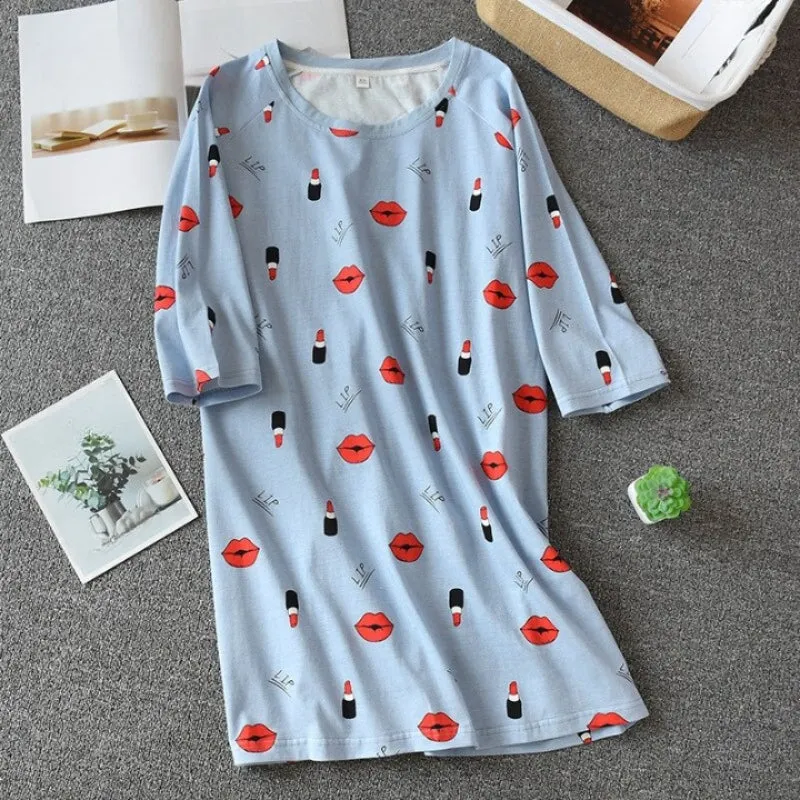 Printed Nightgowns Skirts For Women