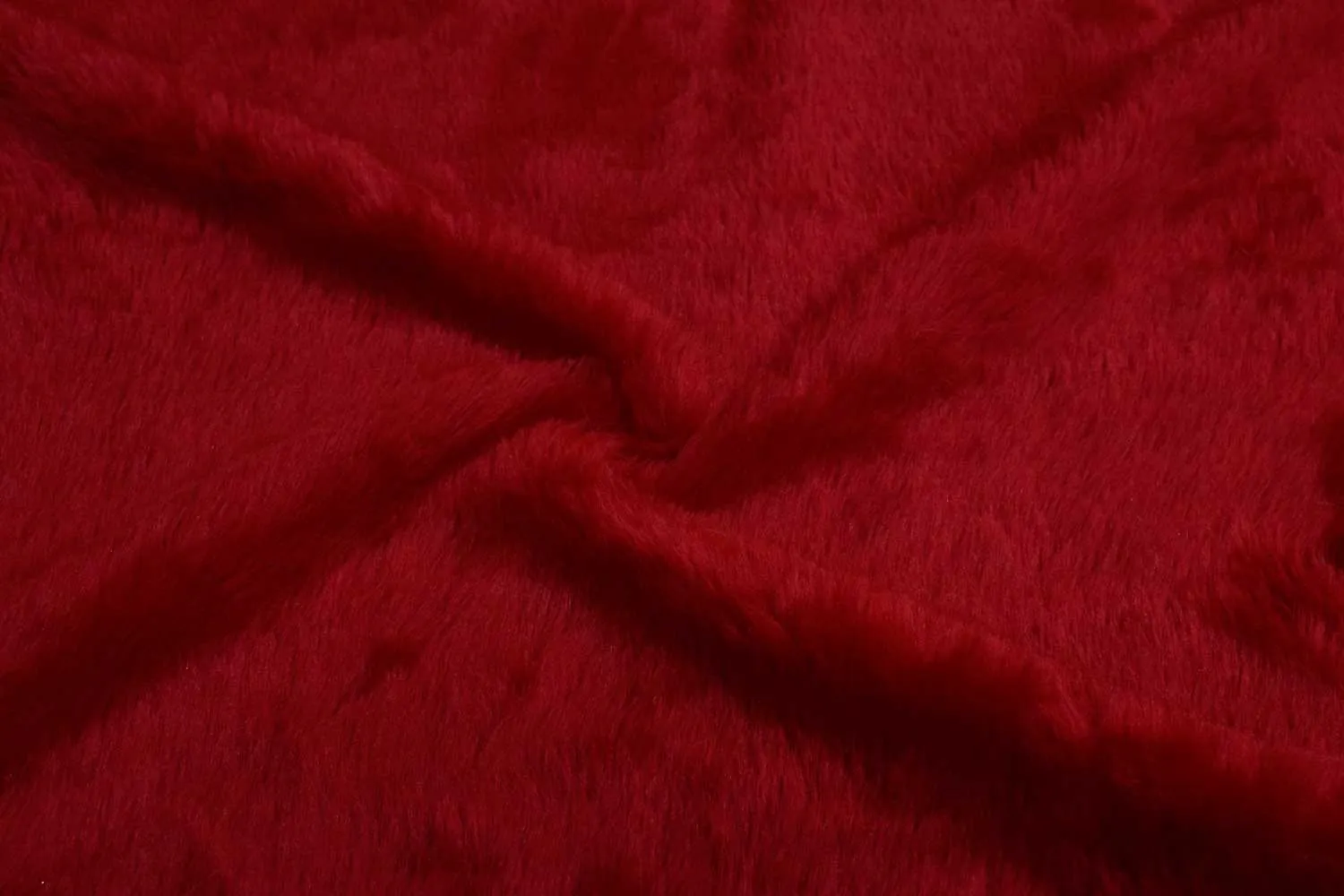 Red Fur Fabric