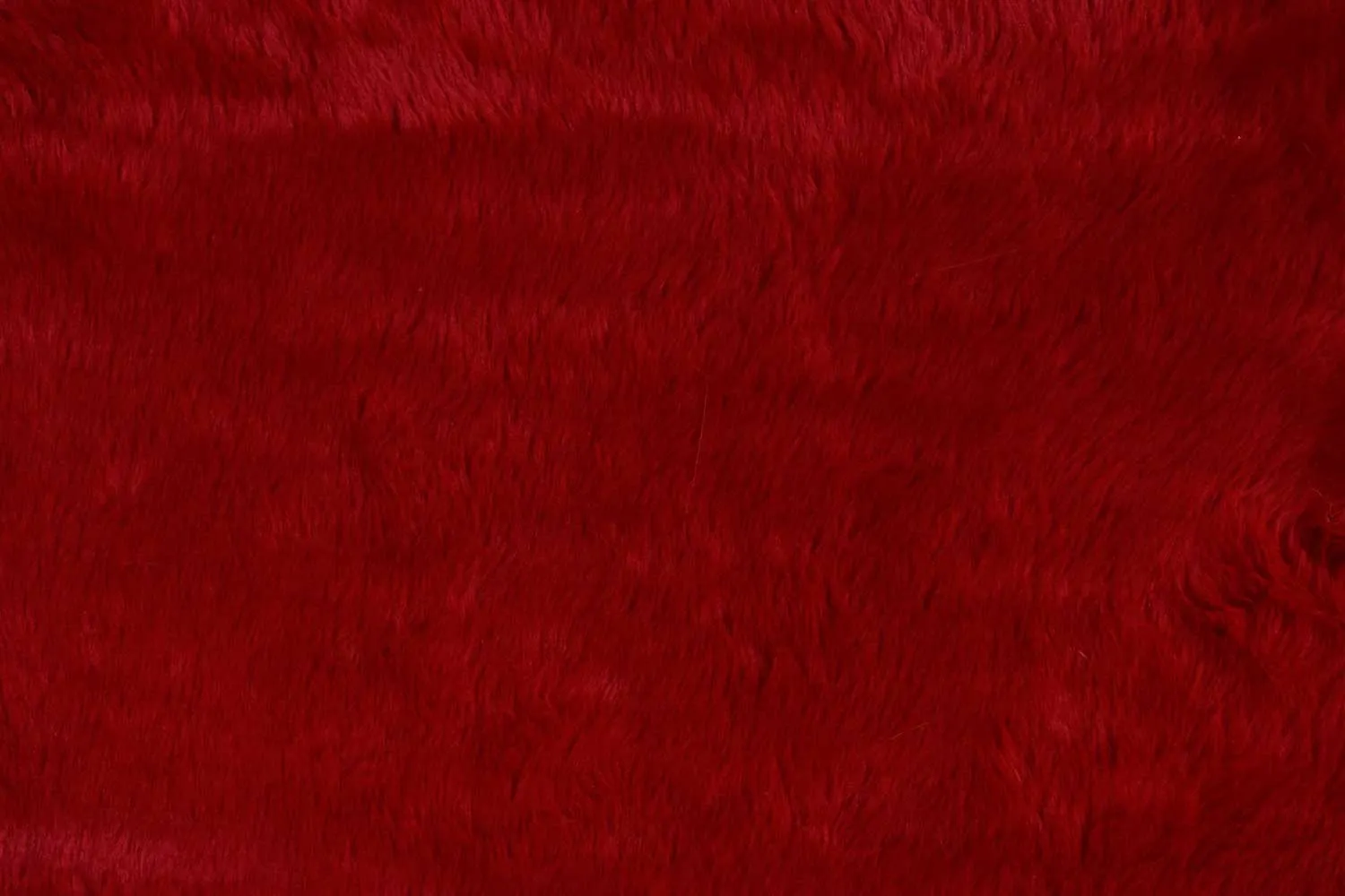 Red Fur Fabric