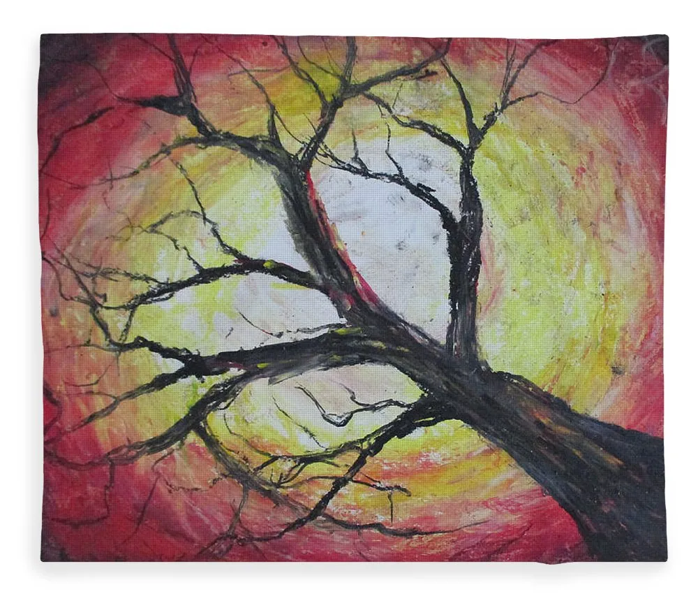 Red Tree - Blanket