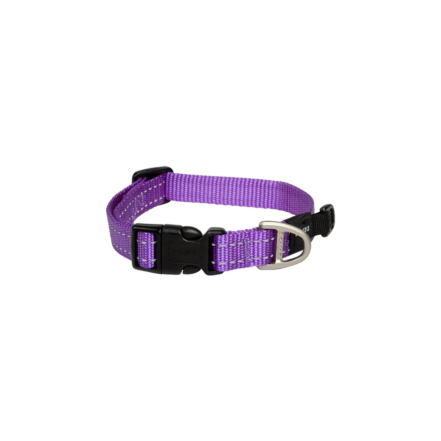 Rogz Classic Medium Dog Collar Purple