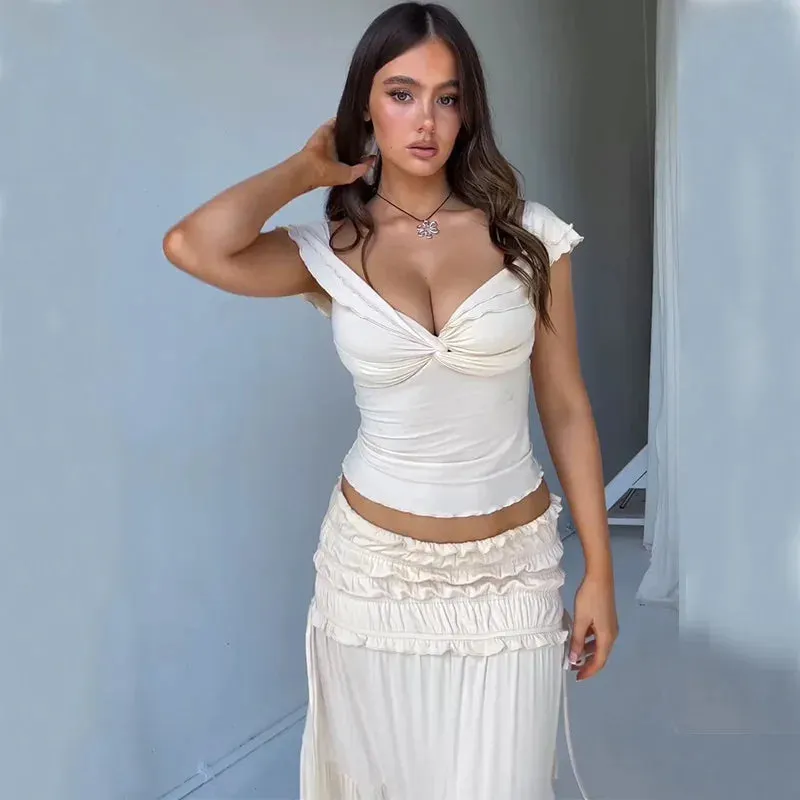 Seashell Chic Skirt Set