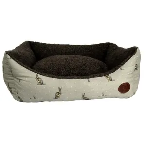 Snug & Cosy Hare Print Rectangle Bed