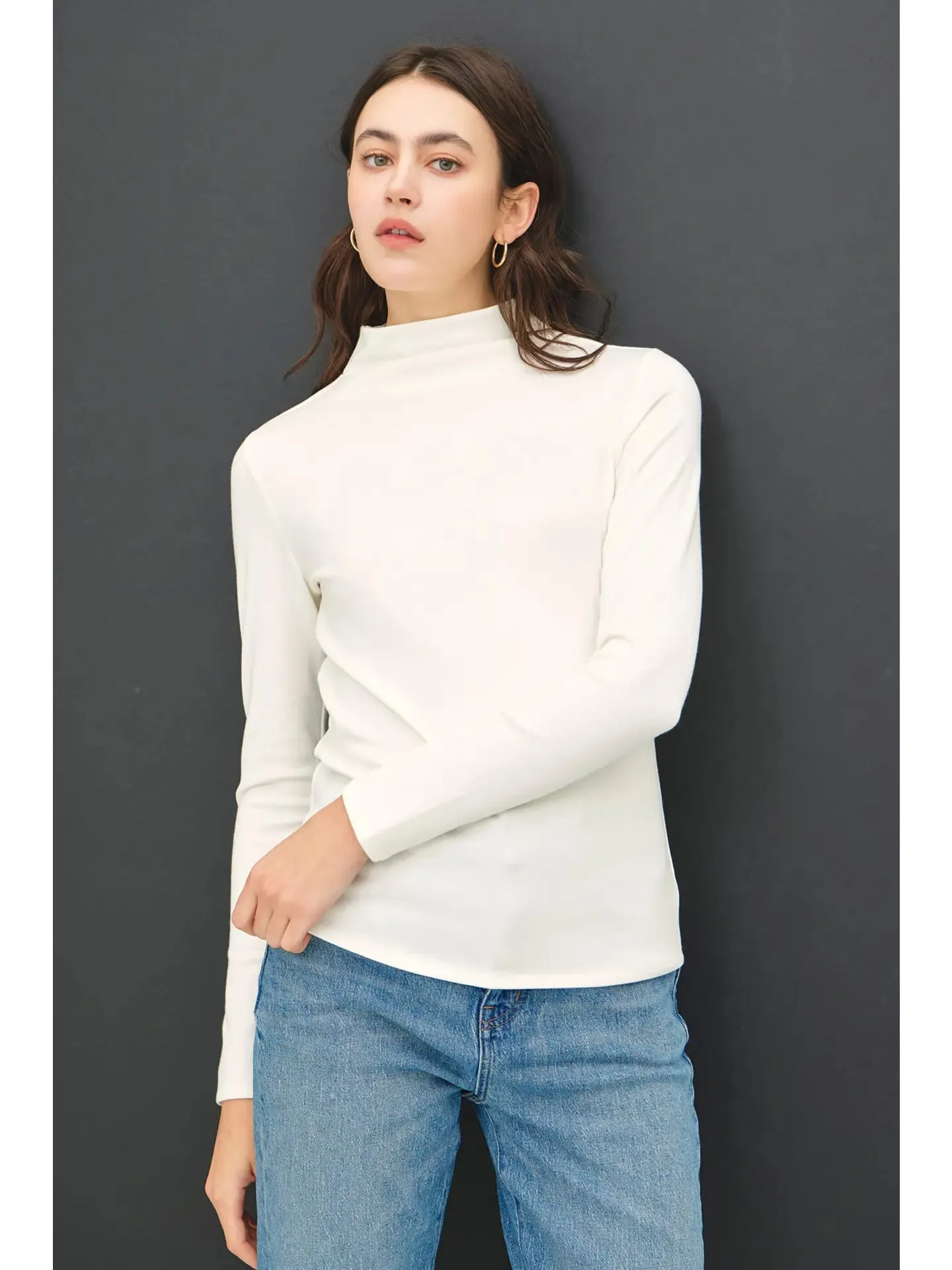 Soft Mock Neck Top