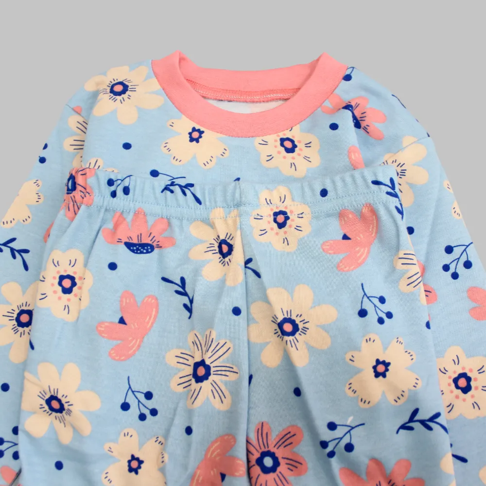 Sweet Flowers Long-Sleeved Pajama