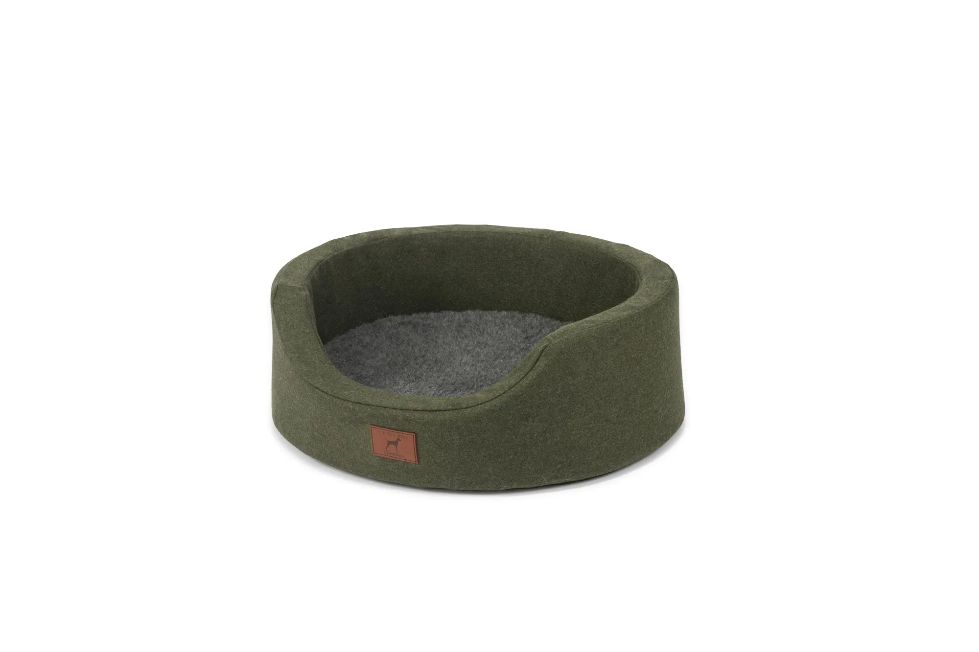 Willow Green Oval Dog Bed