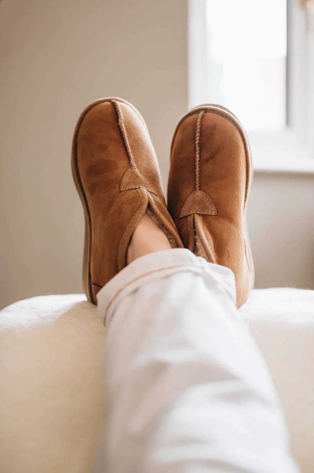 Women's Sheepskin Slipper Boot | ERIN